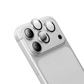 HOCO V13 for iPhone 18 Pro / 18 Pro Max Camera Lens Protector Set 3D High Aluminium-silicon Glass + Metal Anti Explosion Lens Film - Silver