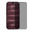 RURIHAI For iPhone 18 Pro Max Privacy Screen Protector AR Anti-Reflective High Aluminium-Silicon Glass Film - Black