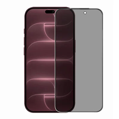 RURIHAI For iPhone 18 Pro Max Privacy Screen Protector AR Anti-Reflective High Aluminium-Silicon Glass Film - Black