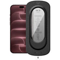  For iPhone 18 Pro Max Anti-Spy Full Screen Protector High Aluminium-silicon Glass Film with Dust Removal Installation Tool - Black