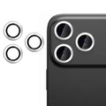 For iPhone 17 Pro Max Camera Lens Protector Ultra Thin CD Vein Tempered Glass Lens Film - Silver