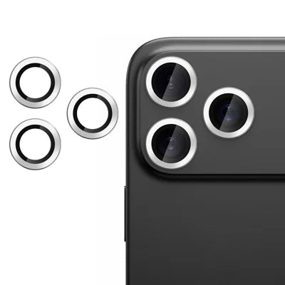 For iPhone 17 Pro Max Camera Lens Protector Ultra Thin CD Vein Tempered Glass Lens Film - Silver