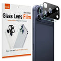  IMAK for iPhone 18 Pro Max Tempered Glass Full Cover Lens Film + Acrylic Cap - Black