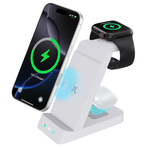 B-20A 3-in-1 Foldable Wireless Charging Station